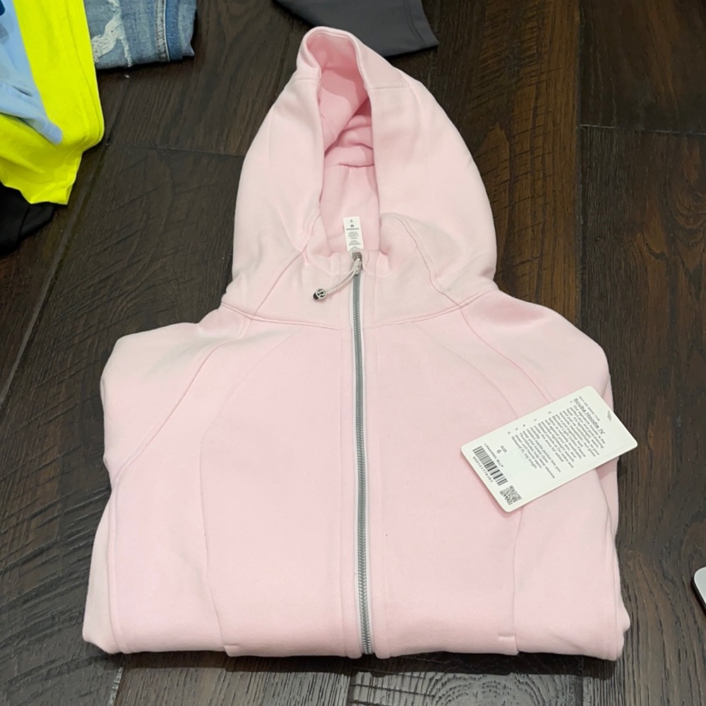 lululemon new pink scuba hoodie IV